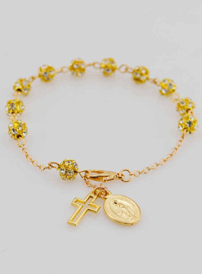 Bracelet Avec Croix & Médaille Miraculeuse (pic 2)