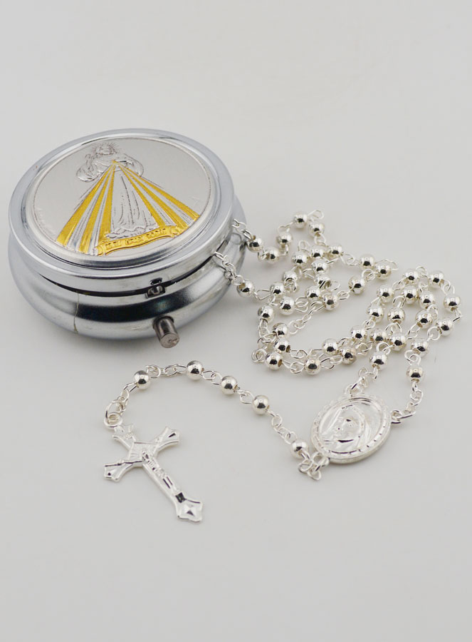 Chapelet & Boîte Christ Miséricordieux (pic 2)