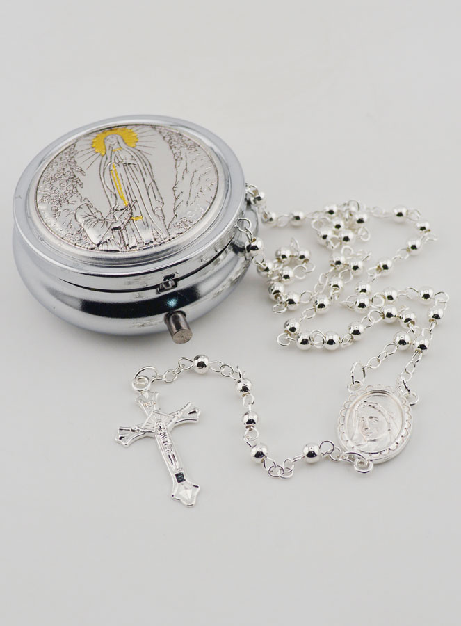 Chapelet & Boîte de Lourdes (pic 2)