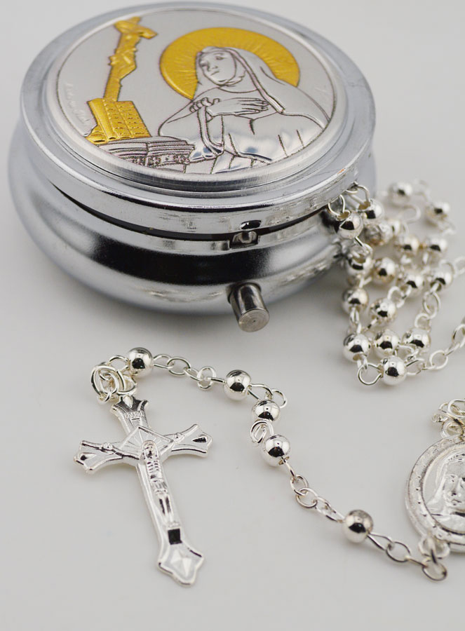 Chapelet & Boîte Sainte Rita (pic 4)