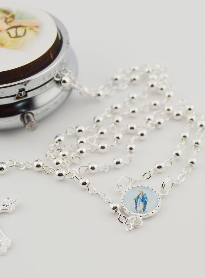 Boîte à Chapelet Ange Gardien - Chapelet Inclus (pic 3)