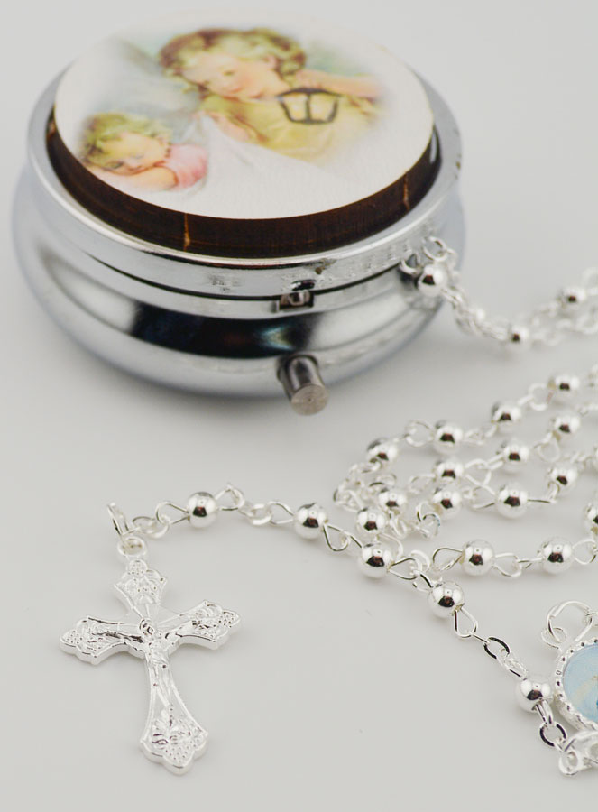 Boîte à Chapelet Ange Gardien - Chapelet Inclus (pic 4)