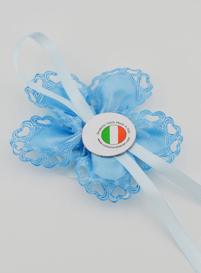 Cadeau de Baptême - Médaille de Berceau Fleur - Ange Gardien (pic 4)