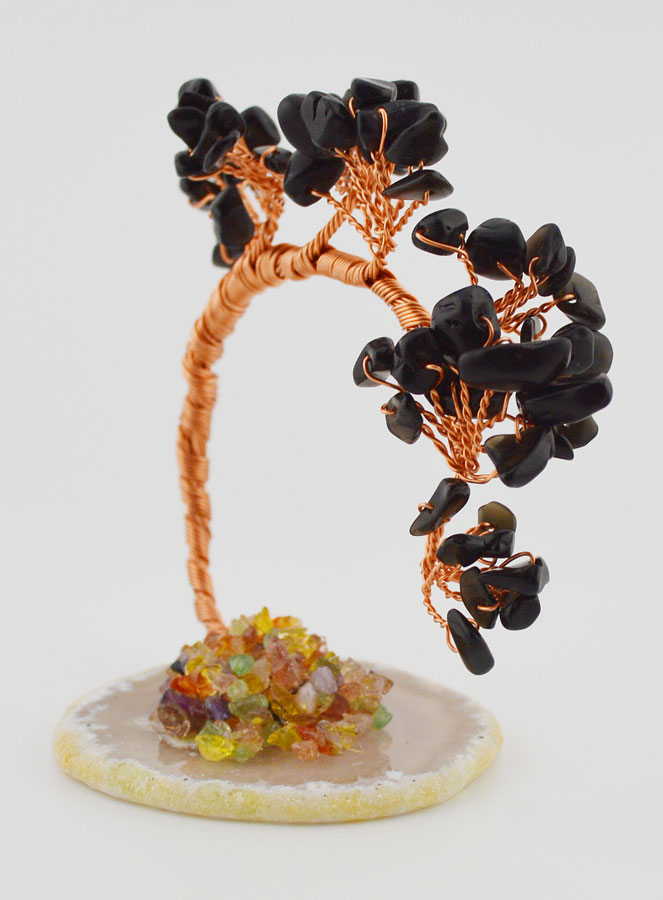 Arbre de Vie sur Agate - Obsidienne (pic 3)