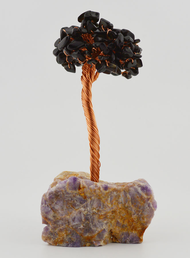 Arbre de Vie Base Améthyste - Obsidienne (pic 4)