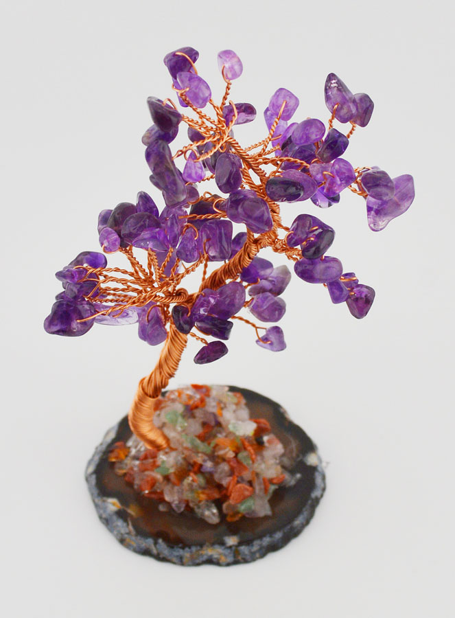 Arbre de Vie sur Agate - Améthyste (pic 2)