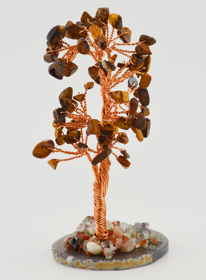 Arbre de Vie sur Agate - Oeil de Tigre (pic 3)