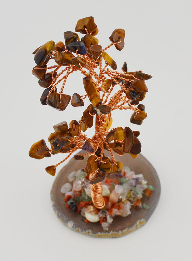 Arbre de Vie sur Agate - Oeil de Tigre (pic 4)