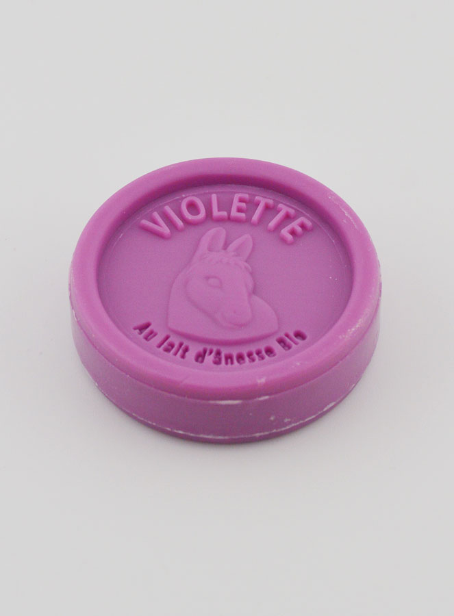 Savon Lait d'Ânesse Bio & Violette - 25g (pic 3)