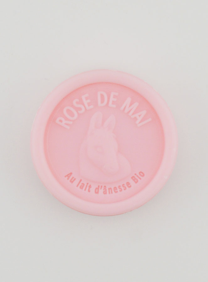 Savon Lait d'Ânesse Bio & Rose de Mai - 25g (pic 1)