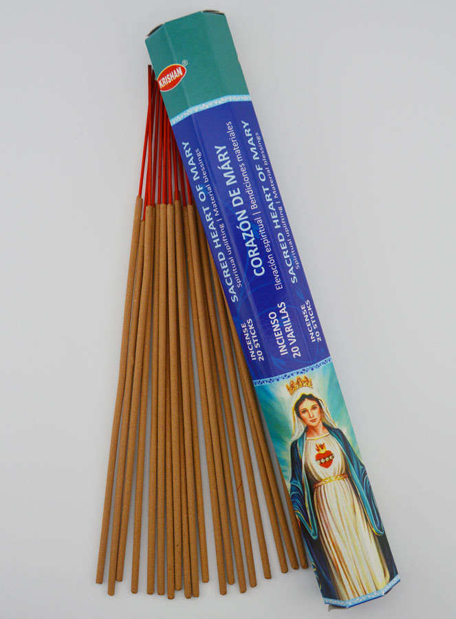 Encens Sacré Coeur de Marie - 20 Bâtonnets (pic 1)