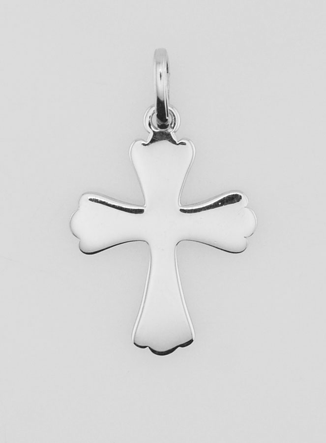 Pendentif Croix en Argent - 20mm (pic 1)