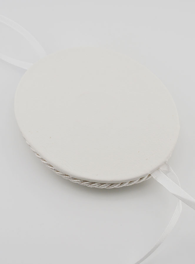 Cadeau de Baptême Garçon - Médaille de Berceau Ange Lanterne (pic 4)