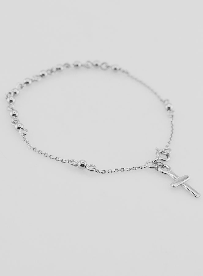 Bracelet Religieux Croix - Argent 925 (pic 4)