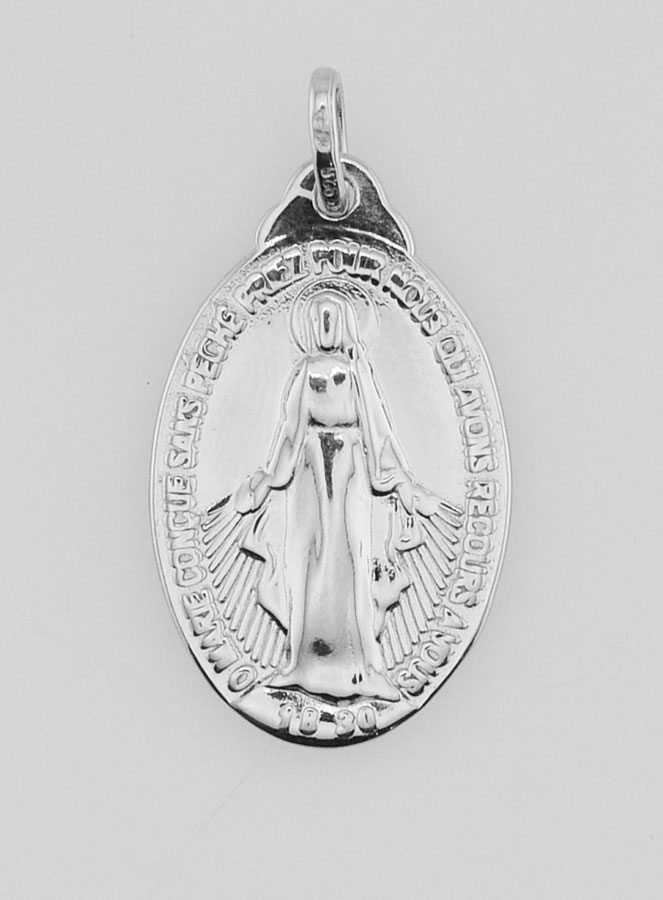 Médaille Miraculeuse en Argent - 23mm (pic 1)