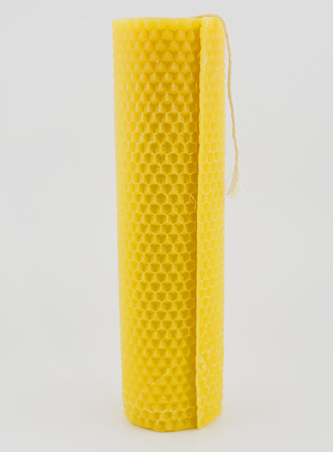 Bougie de Décoration Cire d'Abeille - 20 cm (pic 1)