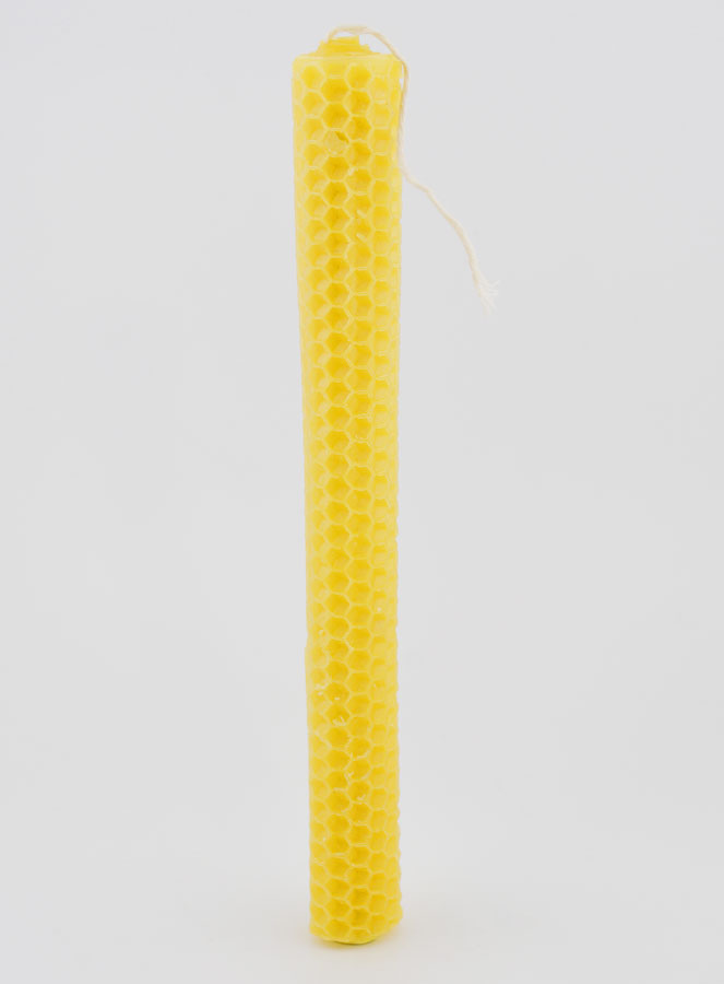 Bougie de Décoration Cire d'Abeille - 20 cm (pic 1)