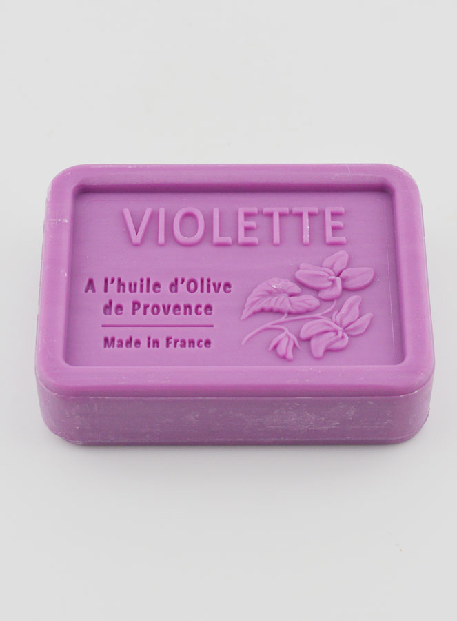 Savon à l'Huile d'Olive AOP & Violette - 120g (pic 3)