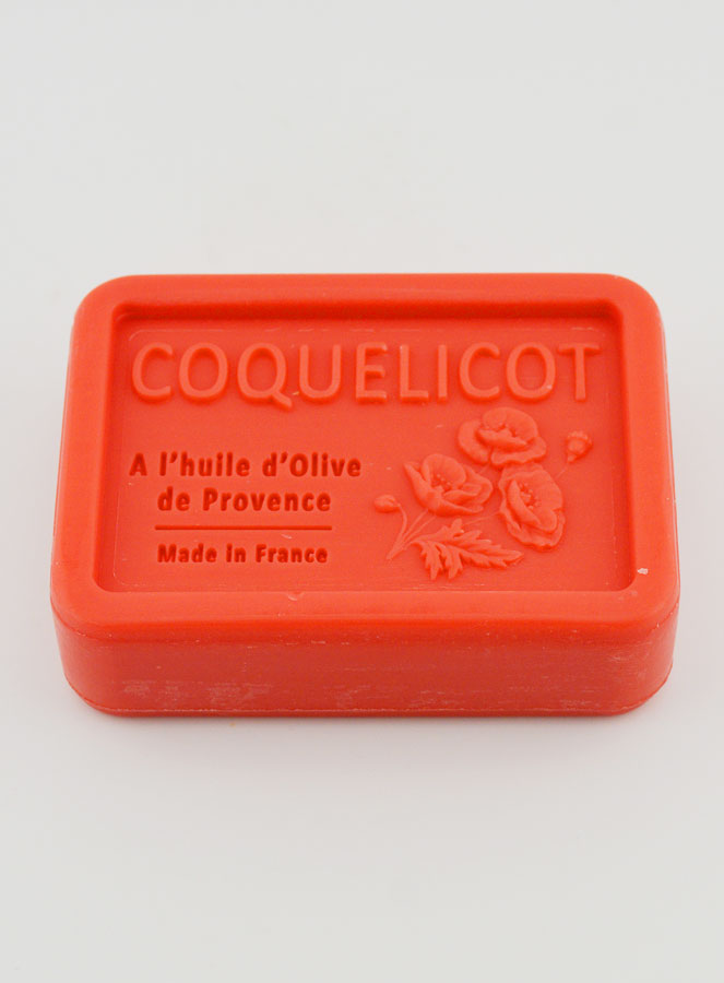 Savon à l'Huile d'Olive AOP & Coquelicot - 120g (pic 3)