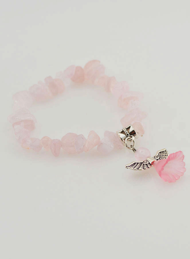 Bracelet Enfant Ange Gardien - Rose (pic 4)