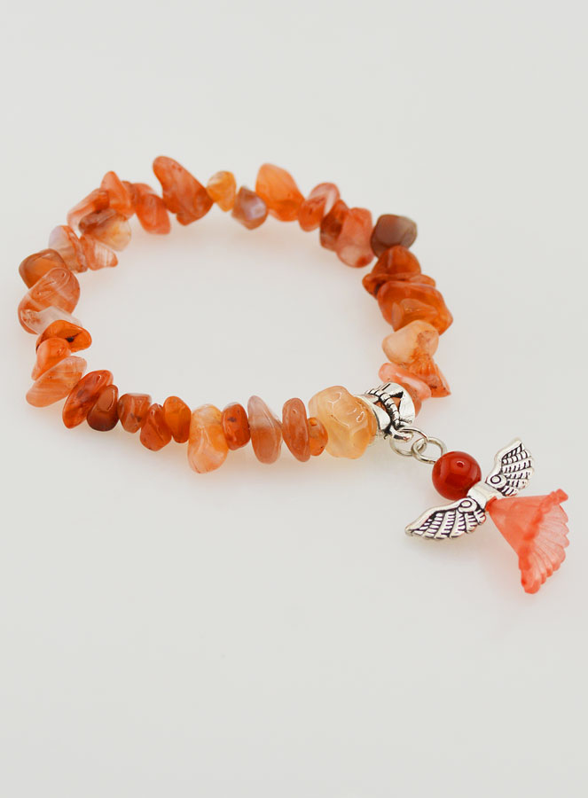 Bracelet Enfant Ange Gardien - Orange (pic 3)