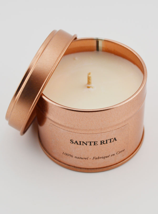Bougie Parfumée Artisanale - Sainte Rita (pic 2)