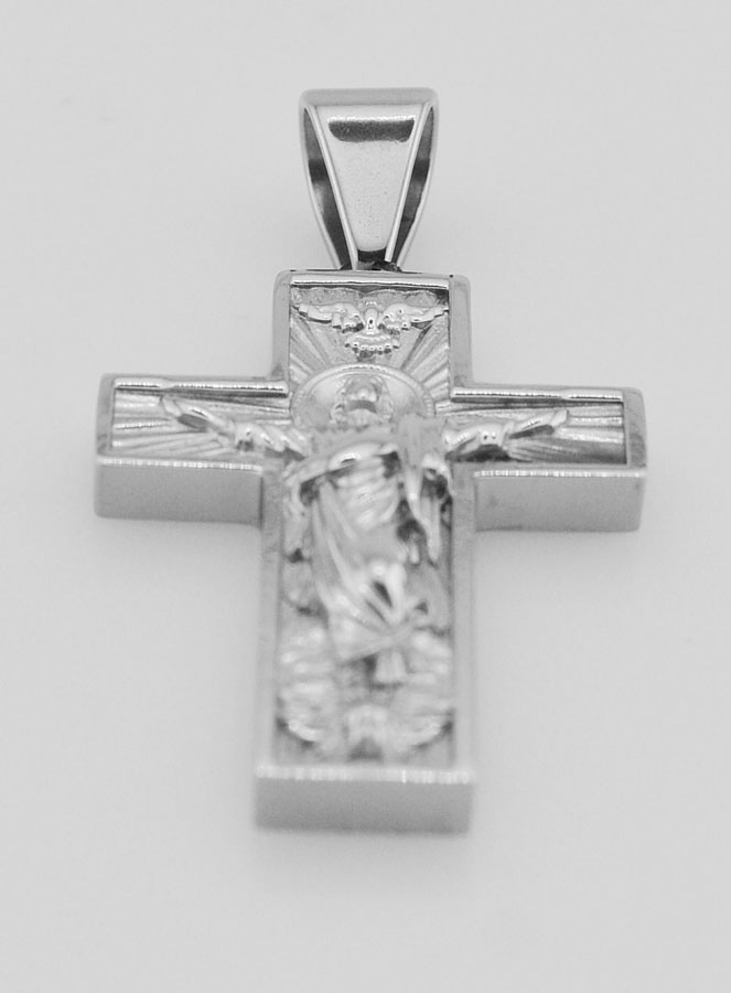 Pendentif Croix Christ Rédempteur - 35mm (pic 2)
