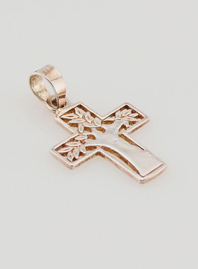 Pendentif Croix Arbre de Vie - 15mm (pic 3)