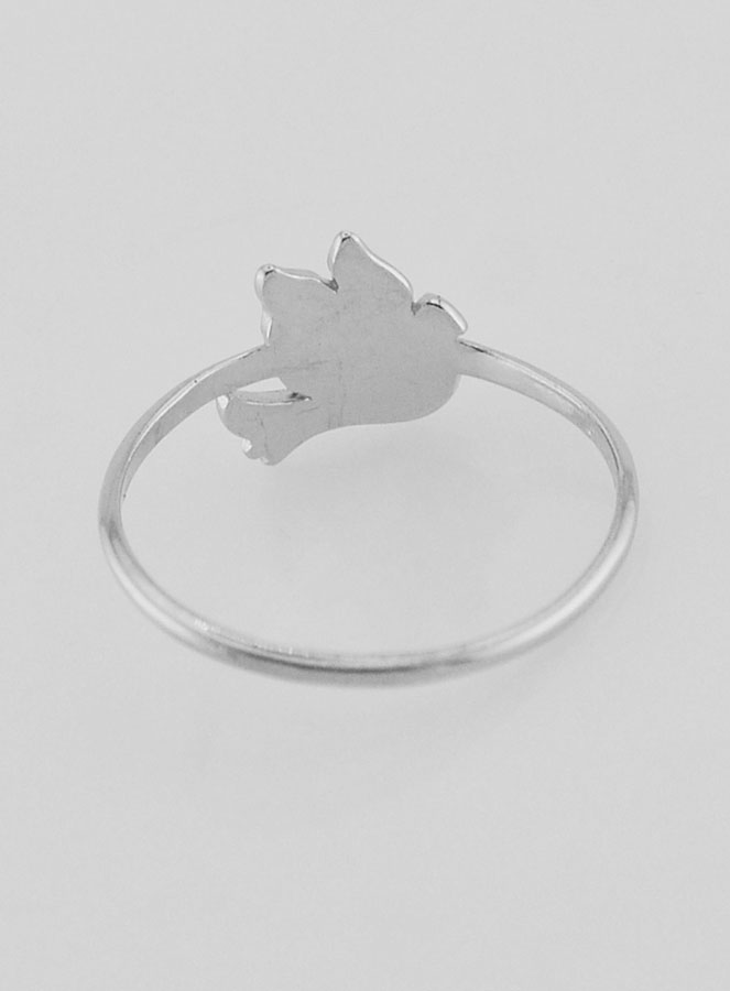 Bague Colombe de la Paix en Argent - T60 (pic 4)