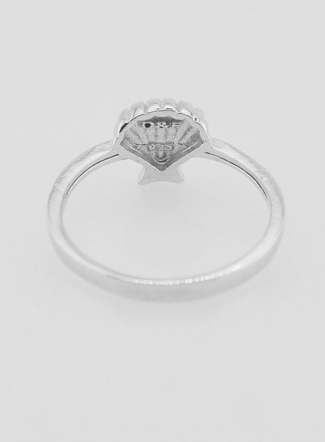 Bague Argent Coquille St Jacques de Compostelle - T54 (pic 4)