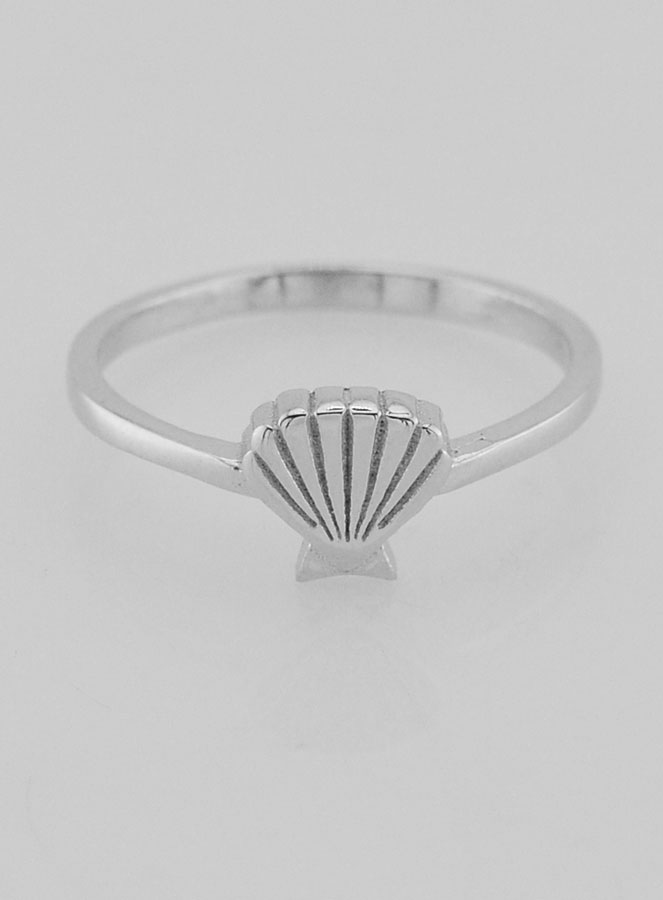 Bague Argent Coquille St Jacques de Compostelle - T60 (pic 1)