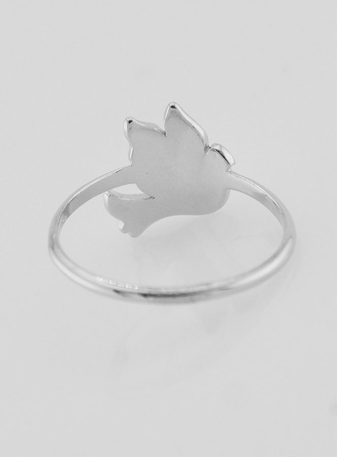 Bague Colombe de la Paix en Argent - T52 (pic 4)