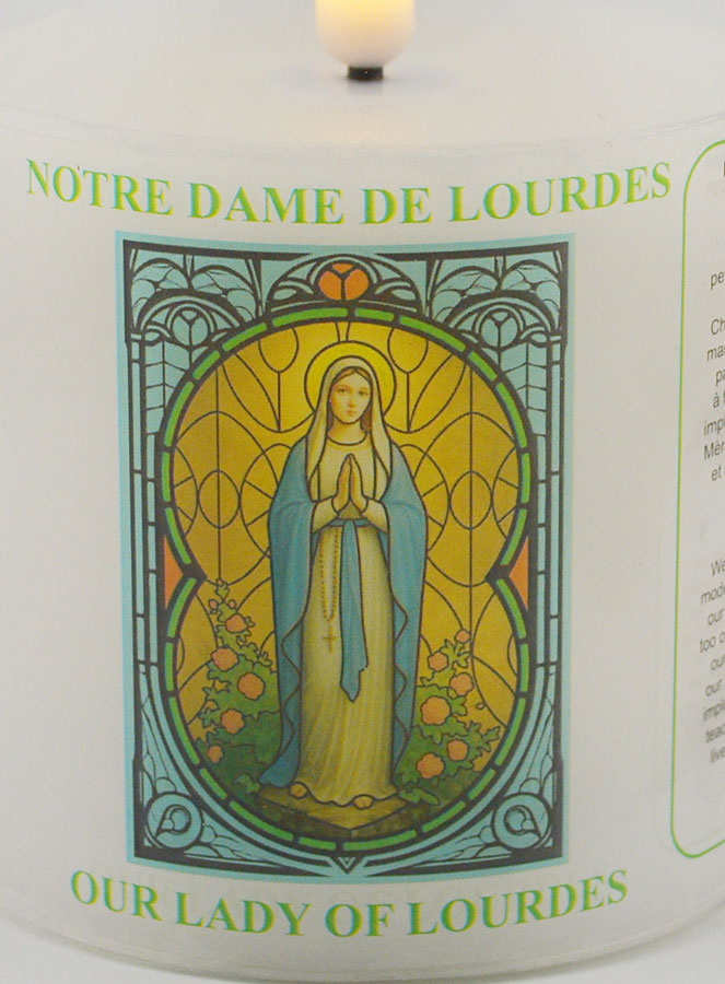 Veilleuse LED - Prière à Notre Dame de Lourdes (pic 3)