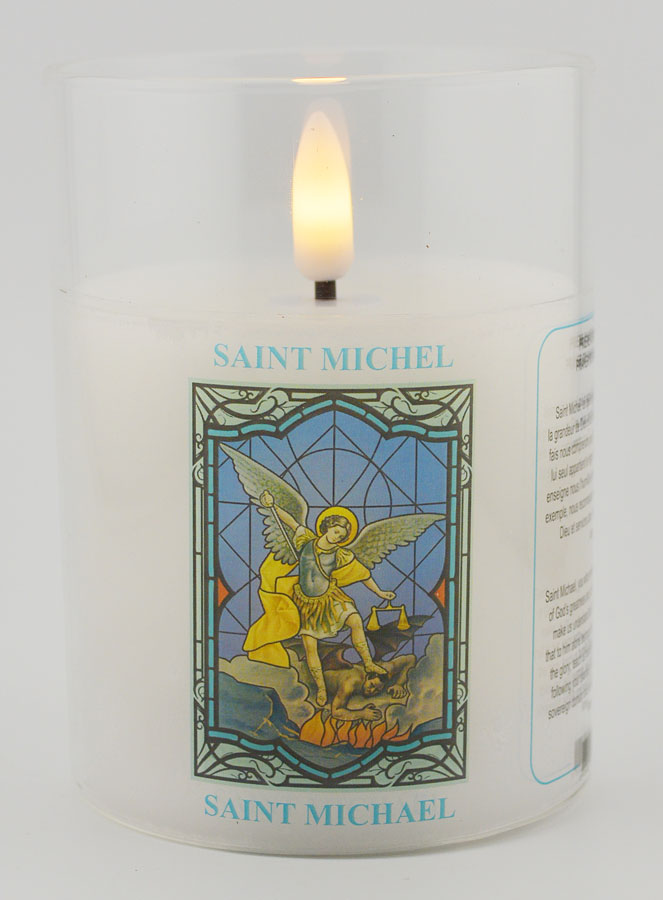 Veilleuse LED - Prière à Saint Michel (pic 1)