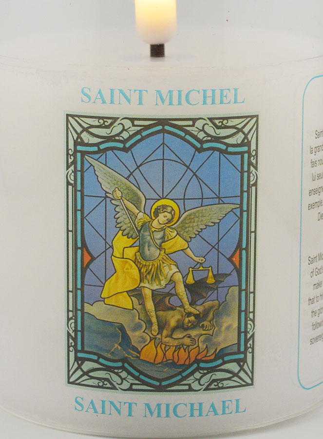 Veilleuse LED - Prière à Saint Michel (pic 3)