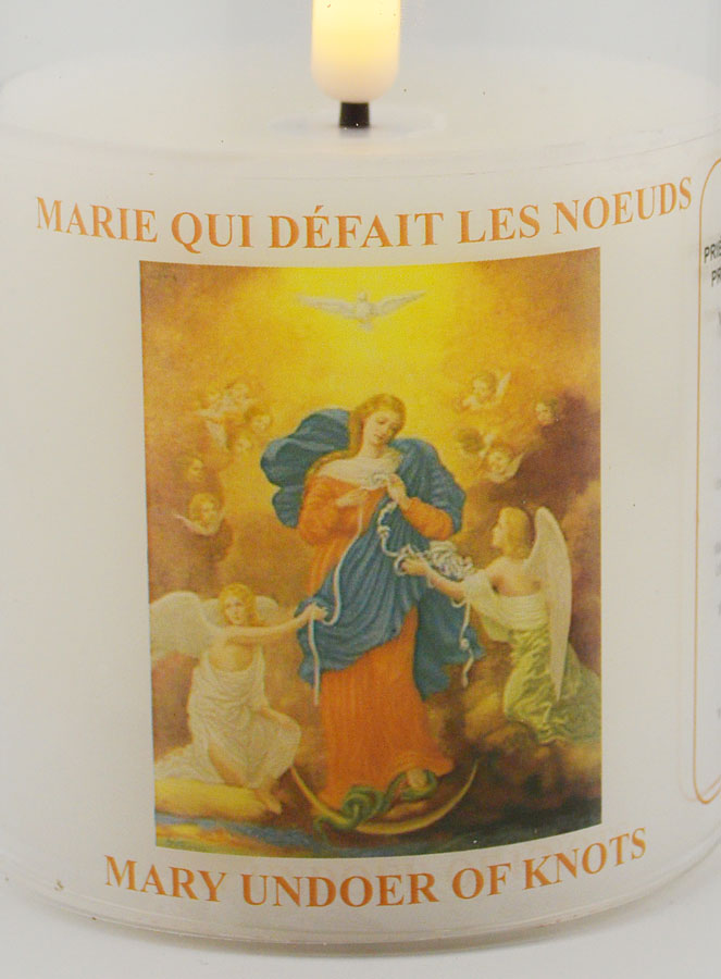 Veilleuse LED - Prière à Marie qui Défait les Noeuds (pic 3)