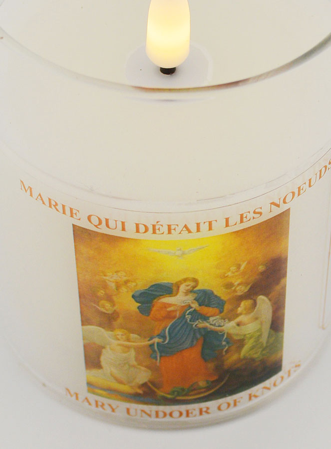 Veilleuse LED - Prière à Marie qui Défait les Noeuds (pic 4)