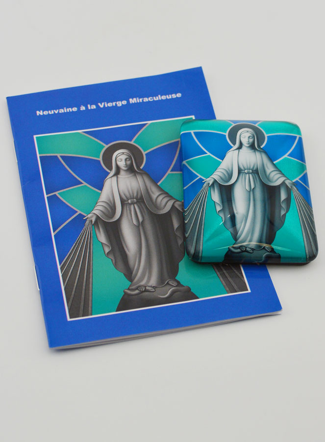 Magnet & Livret de Neuvaine - Vierge Miraculeuse (pic 2)
