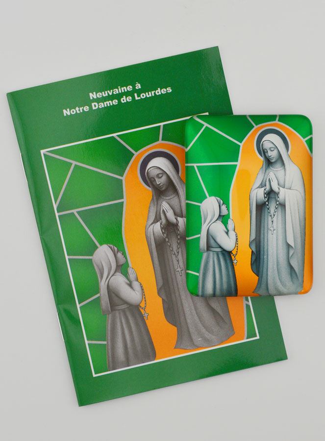 Magnet & Livret de Neuvaine - Notre Dame de Lourdes (pic 1)