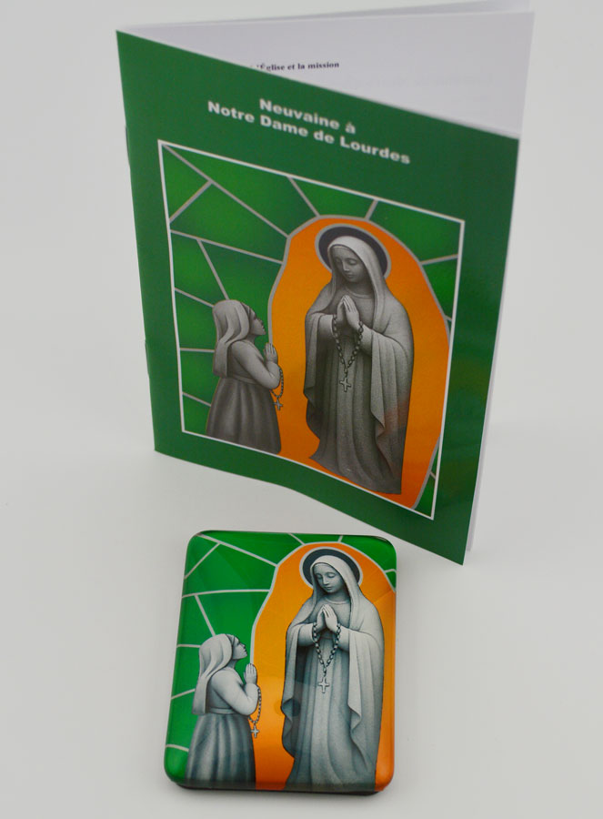 Magnet & Livret de Neuvaine - Notre Dame de Lourdes (pic 3)