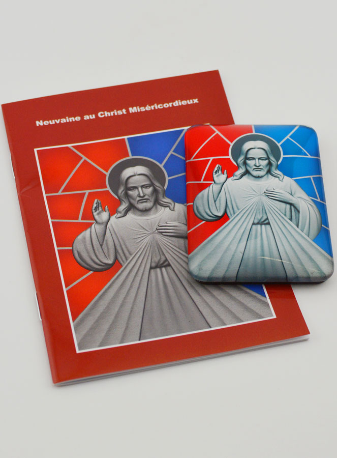 Magnet & Livret de Neuvaine - Christ Miséicordieux (pic 2)