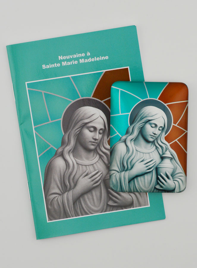 Magnet & Livret de Neuvaine - Sainte Marie Madeleine (pic 1)