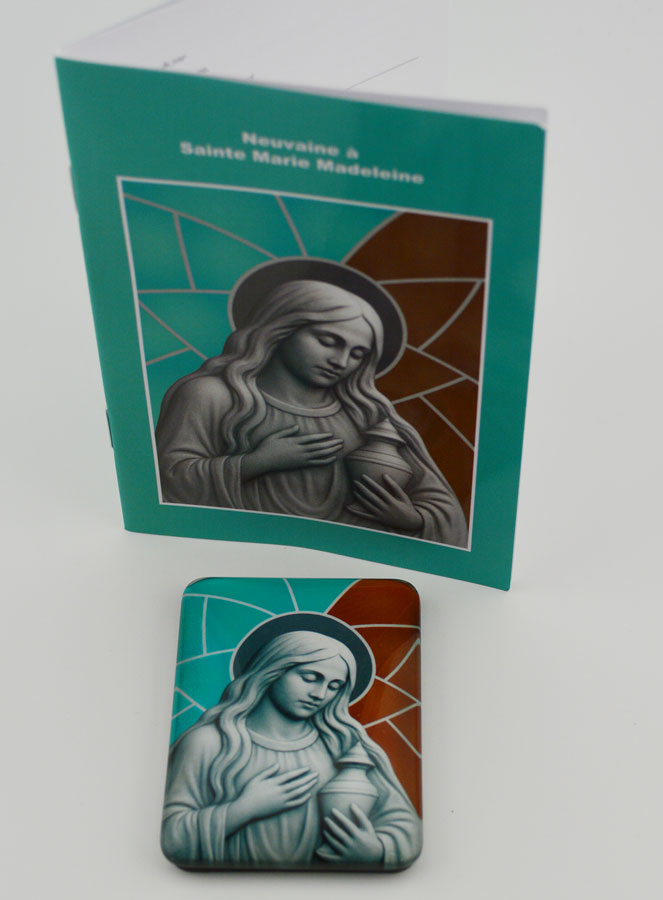 Magnet & Livret de Neuvaine - Sainte Marie Madeleine (pic 3)