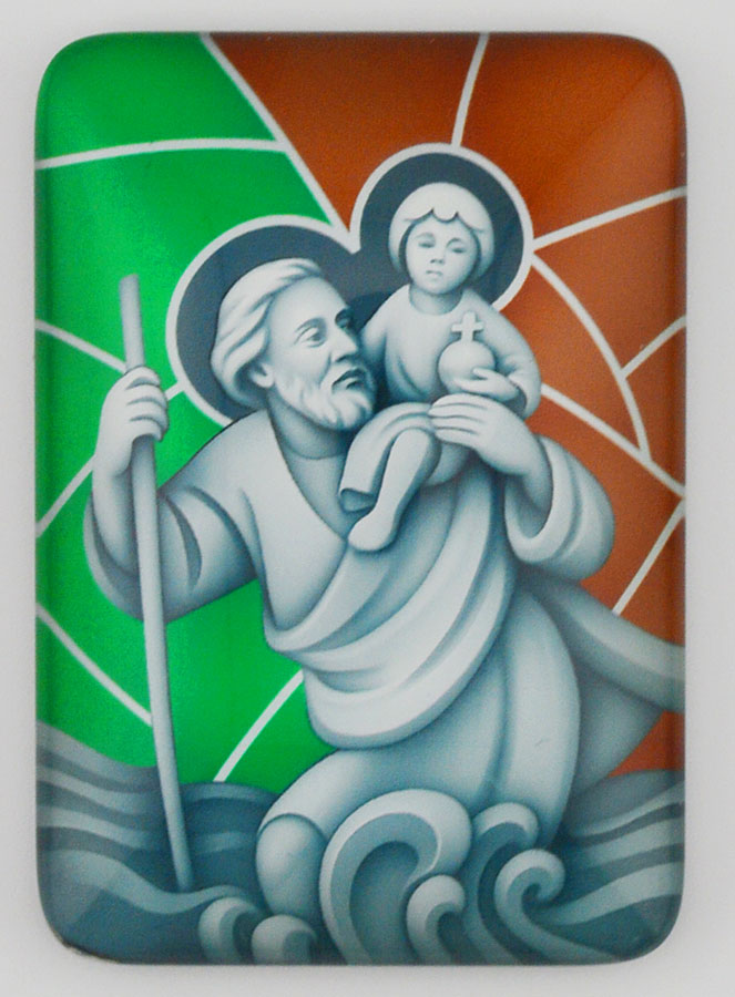 Magnet & Livret de Neuvaine - Saint Christophe (pic 4)