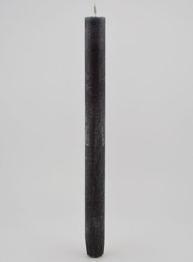 Bougie Teintée Masse 27cm - Gris (pic 1)