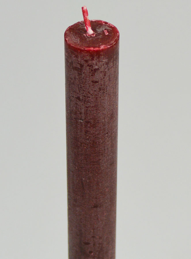 Bougie de Prière Teintée Masse - Rouge Velours (pic 4)