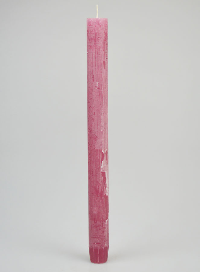 Bougie de Prière Teintée Masse - Rose Poudré (pic 1)