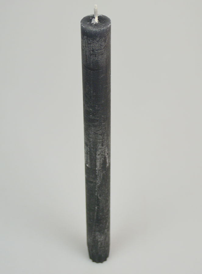 Bougie de Prière Teintée Masse - Gris (pic 2)