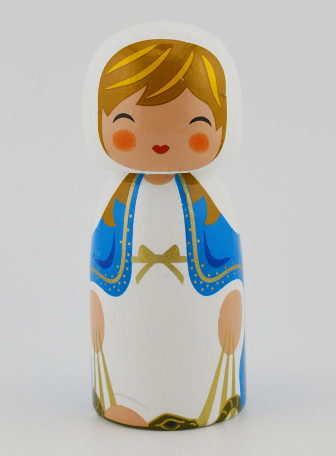 Statue de la Vierge Miraculeuse - 10cm (pic 1)
