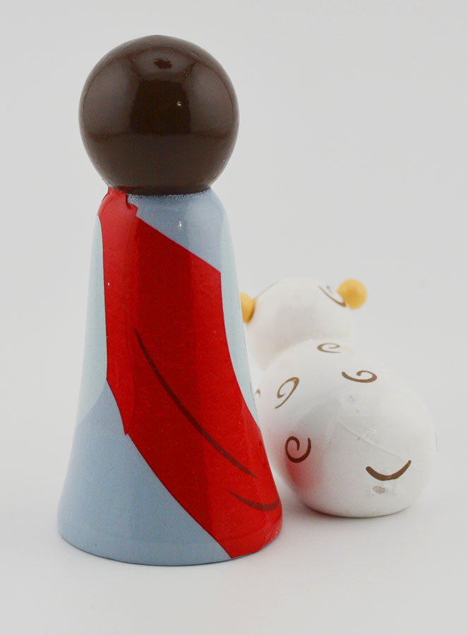 Statue Christ Bon Pasteur & Mouton (pic 4)